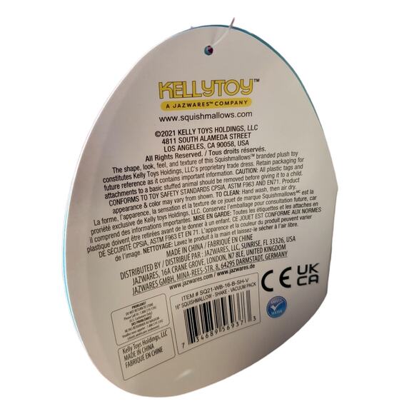 Squishmallow Cinnamon the Frozen Yogurt Pink Drink 16" Plush Toy Kellytoy XLarge - Picture 4 of 4